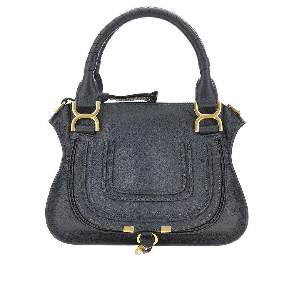 Chloe' Grained Leather Small Marcie Bag